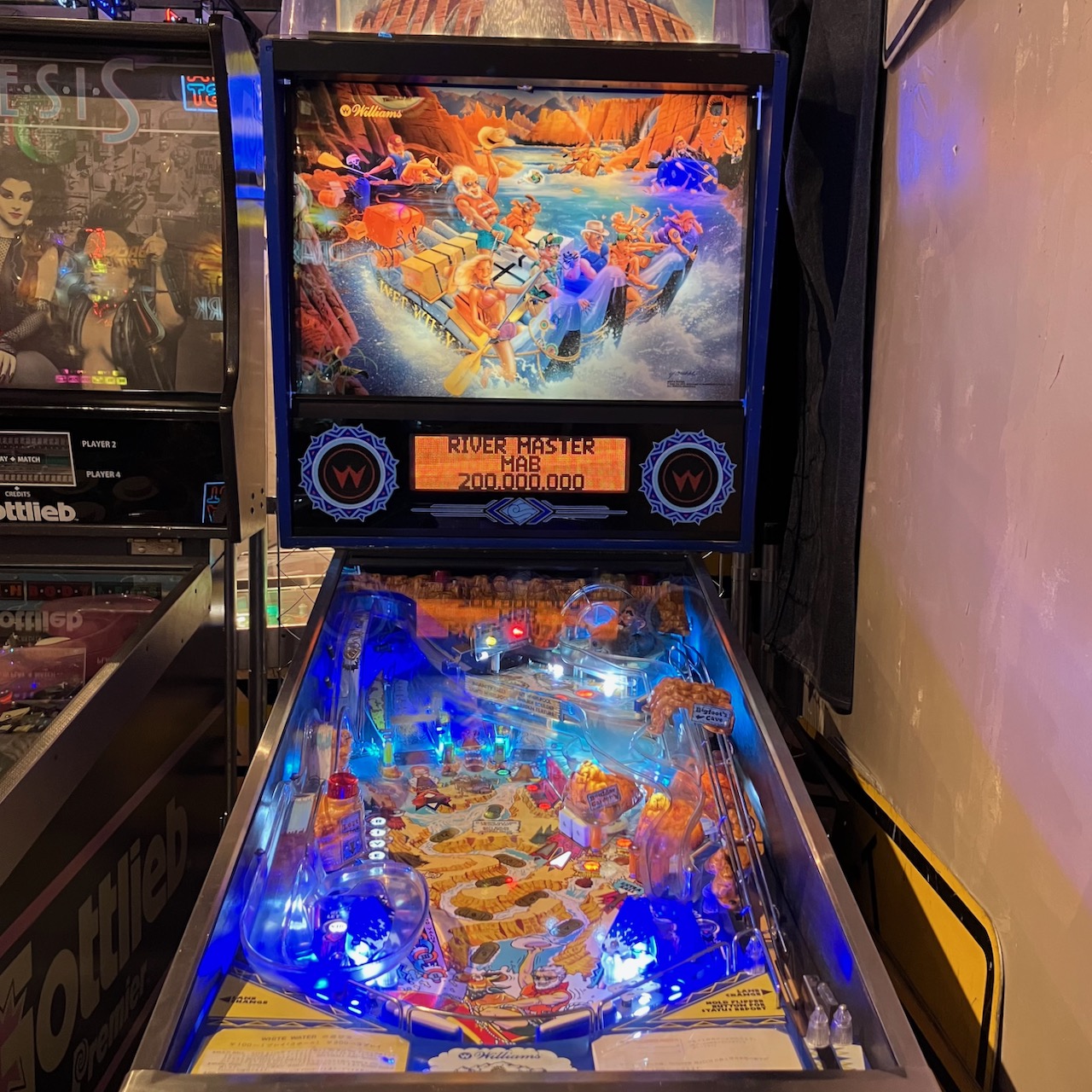 ピンボールマシンの「LINER NOTES PINBALL」