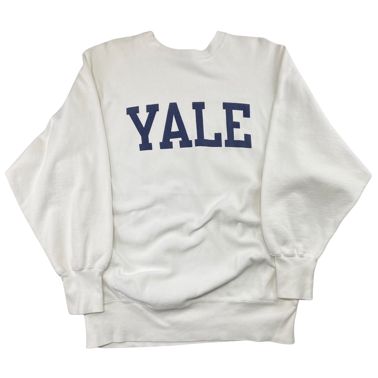 【超希少】80's チャンピオン リバースウィーブ YALE 染み込み USA製USAFA