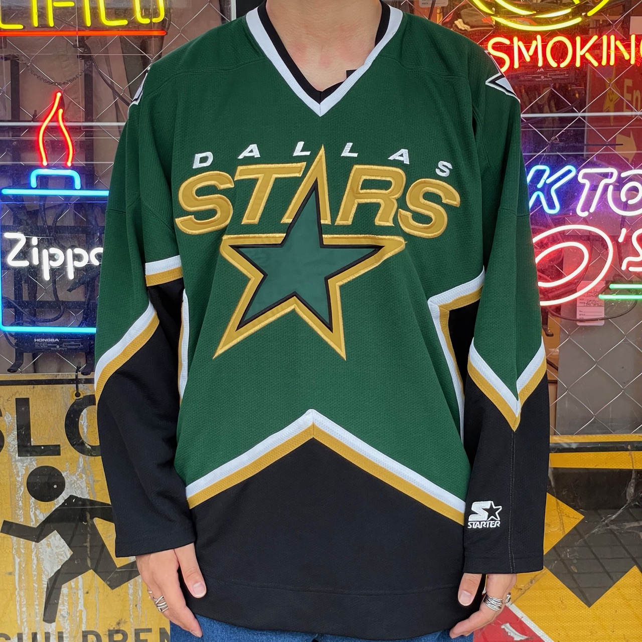 STARTER NHL Game Shirt “DALLAS STARS” (SIZE:L) | LINERNOTES ONLINE