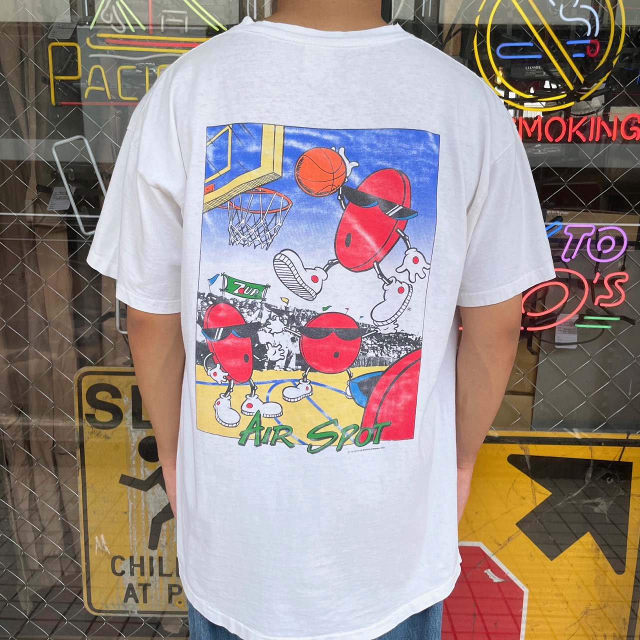 90's Printed T-shirt “7UP” Made in USA (SIZE:XL) | LINERNOTES ONLINE