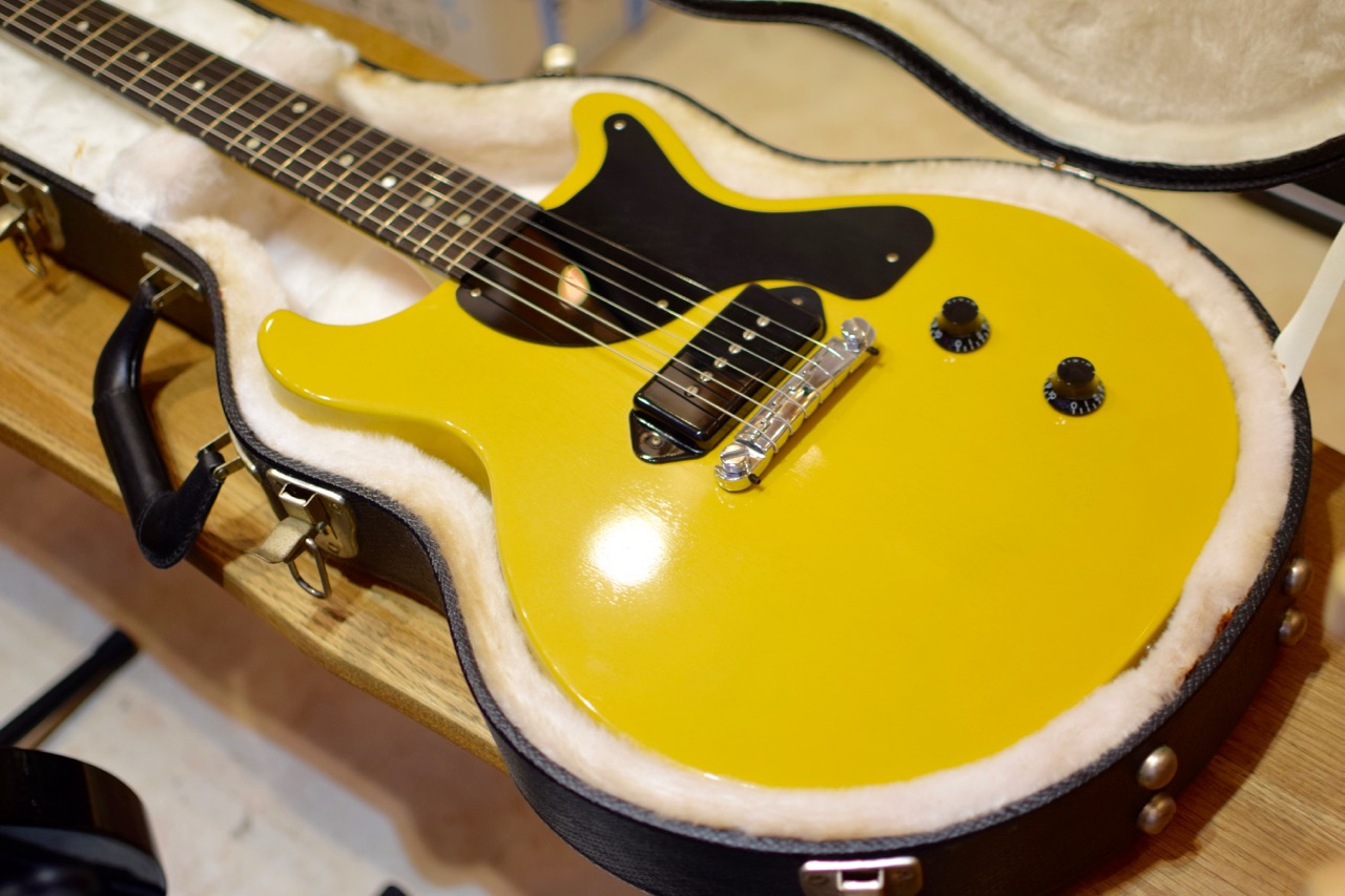 Gibson 10 Japan Limited Run Les Paul Junior Double Cutaway Gloss Yellow Les Paul Jr Dc Liner Notes
