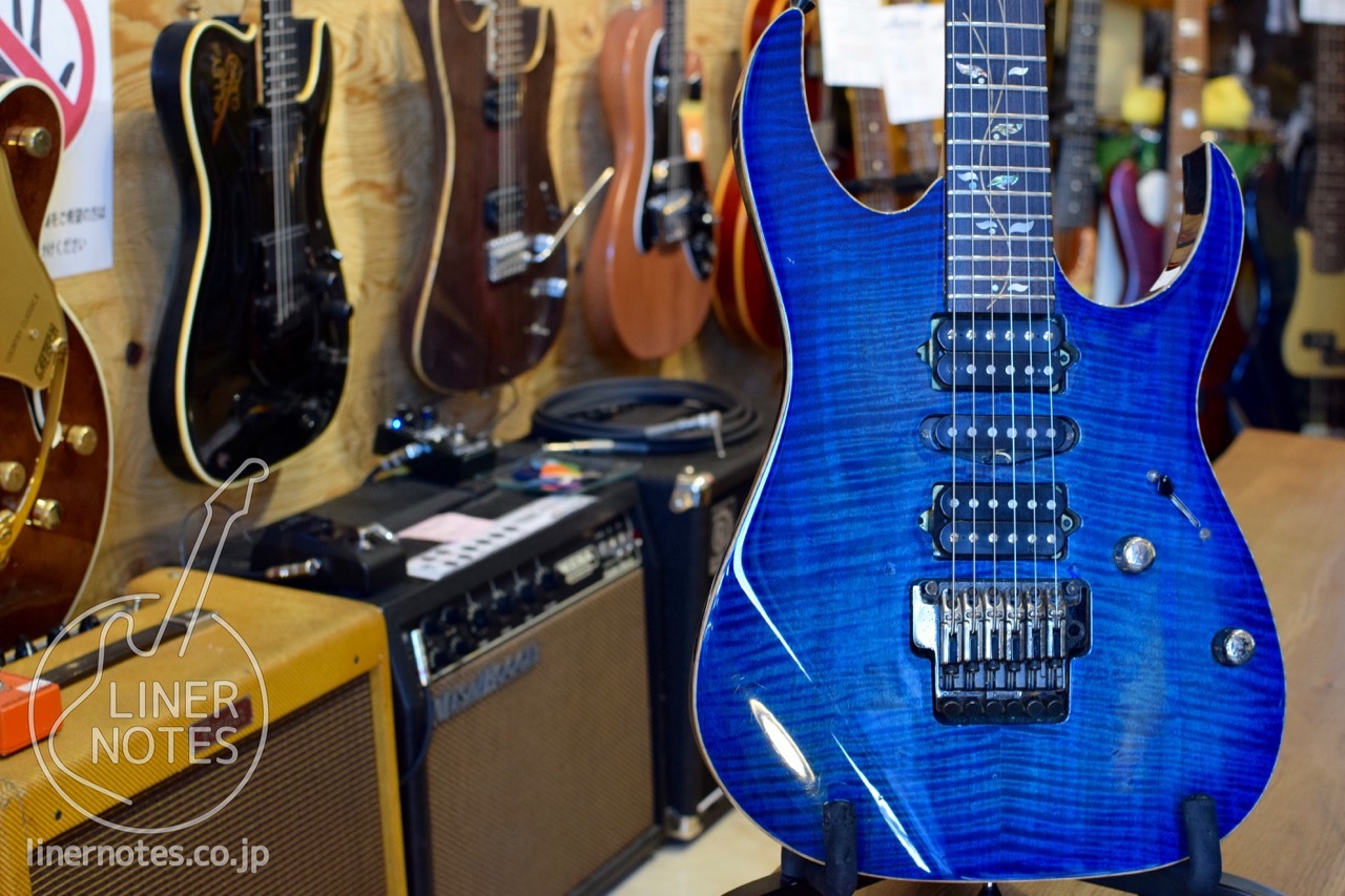 Ibanez j.custom RG8270F (Transparent Blue) | LINER NOTES