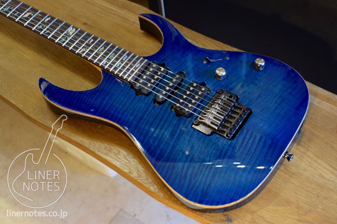 Ibanez j.custom RG8270F (Transparent Blue) | LINER NOTES