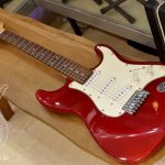 Vision by Aria Stratocaster Type (Metallic Red) | LINER NOTES