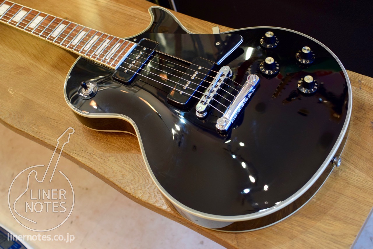 Burny RLC-55P Les Paul Custom (Black) | LINER NOTES