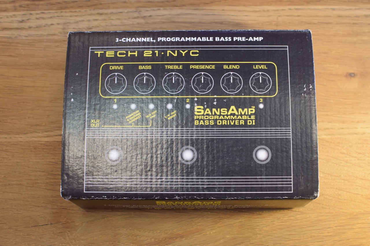 Tech 21 Sansamp Programmable Bass Driver Di Liner Notes