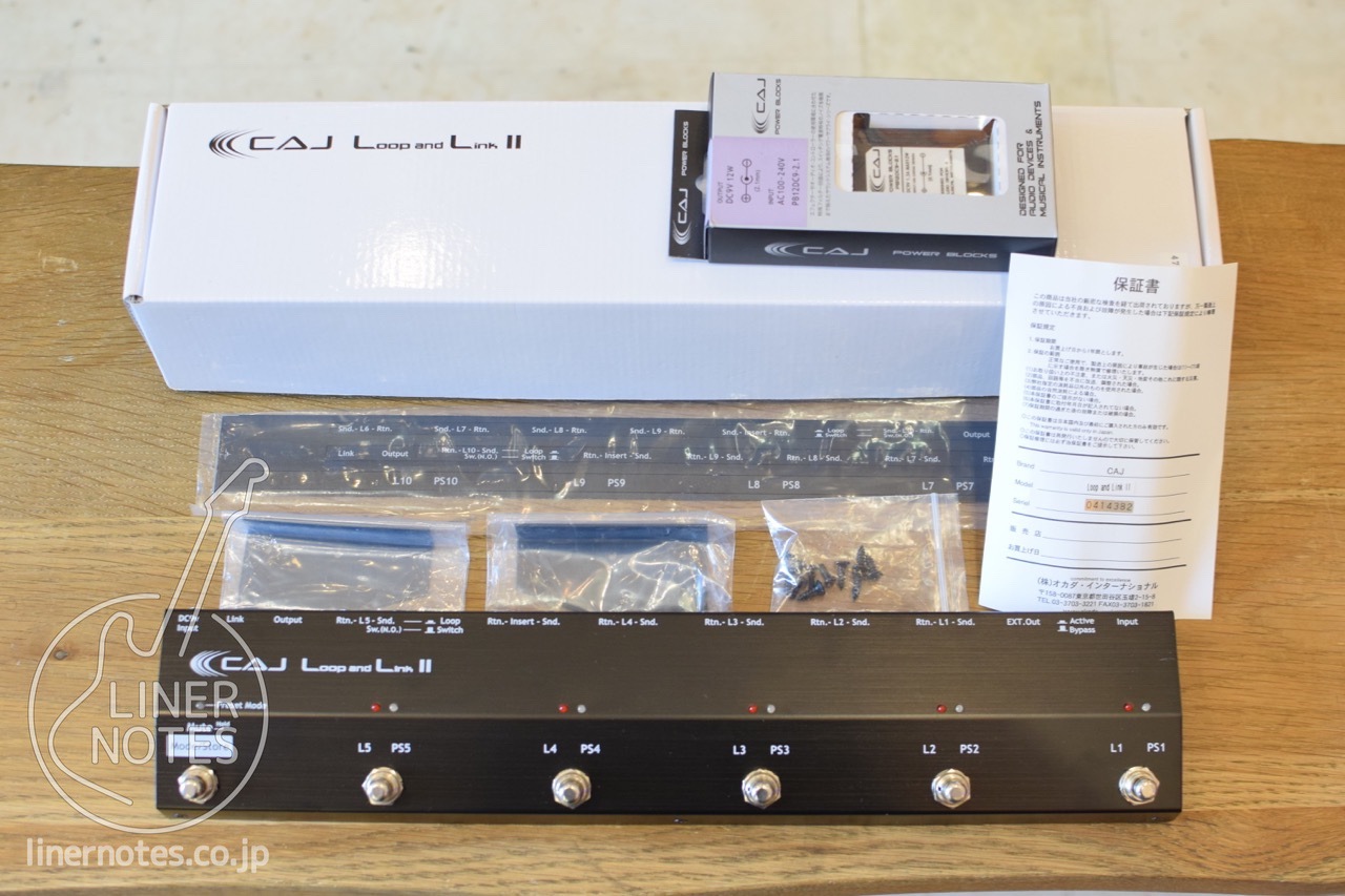 Custom Audio Japan(CAJ) Loop and Link II | LINER NOTES