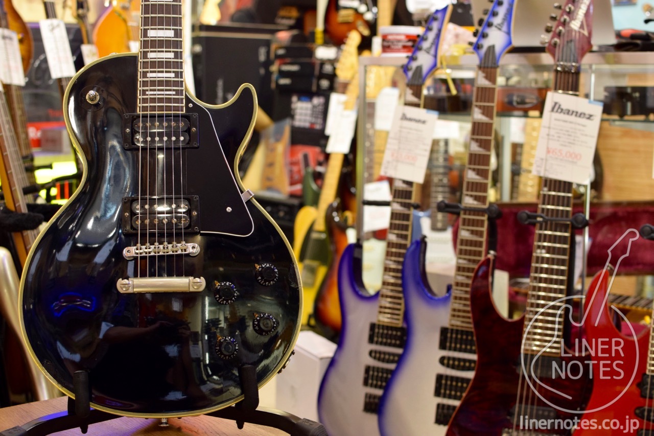 Burny 80's RLC-60 Les Paul Custom (Ebony) w/Gibson 496R & 500T