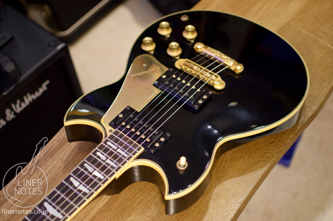 YAMAHA 1988 SG1000 (Black) w/Brass Pickguard | LINER NOTES