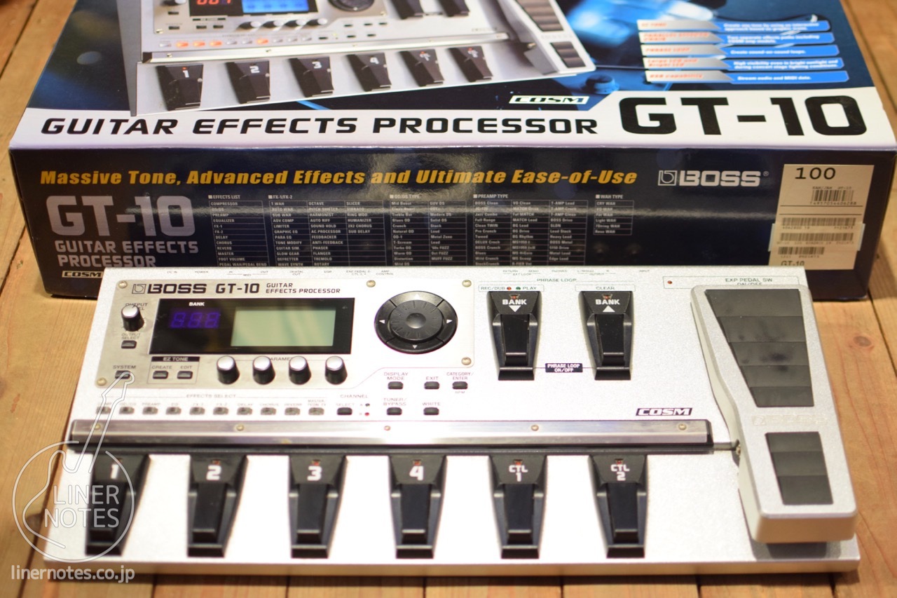 BOSS GT-10 Guitar Effects Processor | LINER NOTES