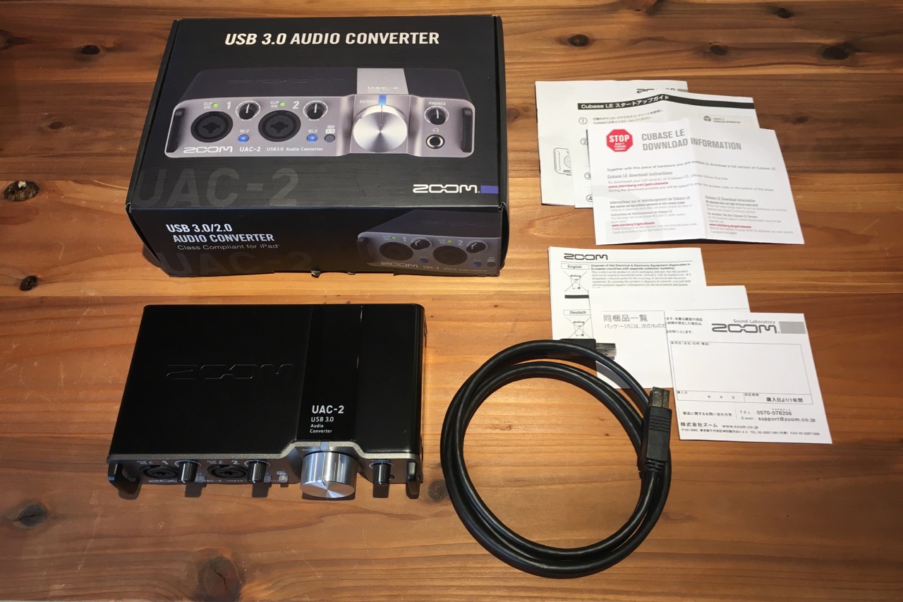 ZOOM UAC-2 USB 3.0 Audio Converter | LINER NOTES